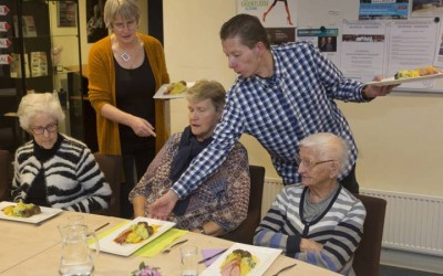 Als een prins aan tafel in Beverwijk