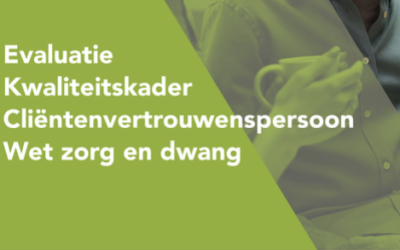 Succesvolle samenwerking: evaluatie kwaliteitskader cliëntenvertrouwenspersonen Wzd